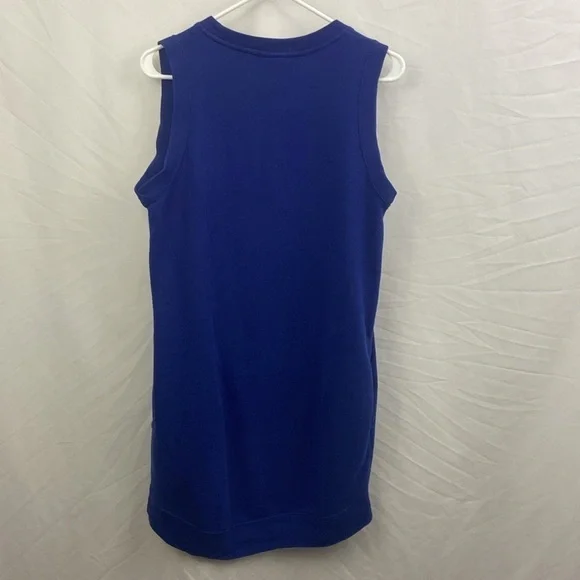 Nike Womens Blue Size Small Sweatshirt Sleeveless Dress - Picture 9 of 11